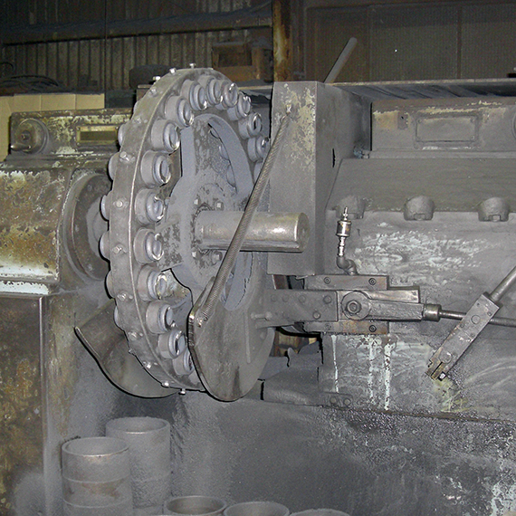 大型両頭自動研磨機　
西川鉄工SG-20-A